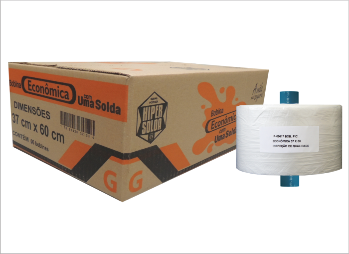 BOBINA PICOTADA HIPER ECONÔMICA SOLDA ESTRELA LISA 38x60