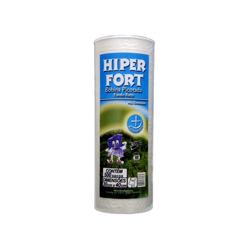 BOBINA PICOTADA HIPER FORT LISA 30x40 C/500 SACOS FR C/6
