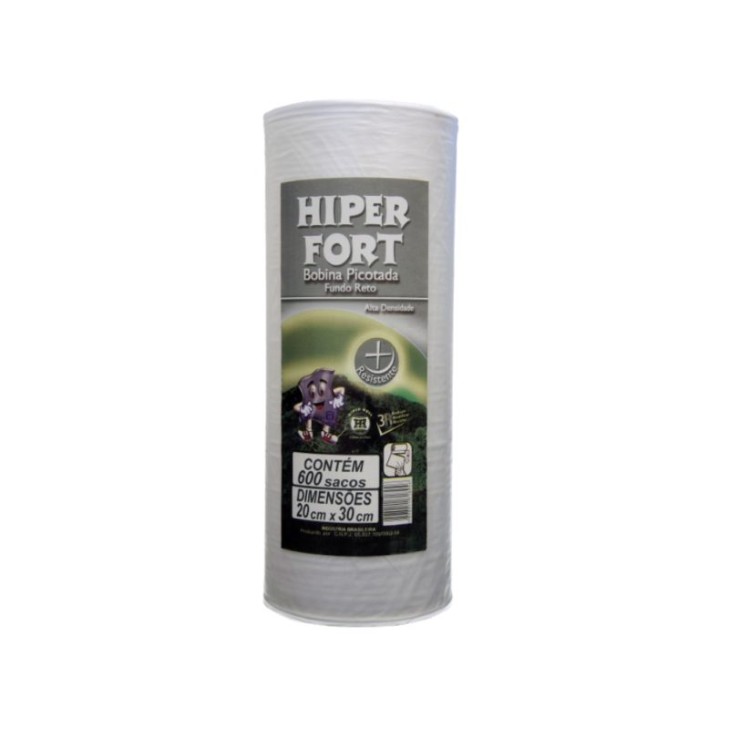 BOBINA PICOTADA HIPER FORT LISA 20x30 C/600 SACOS FD C/6