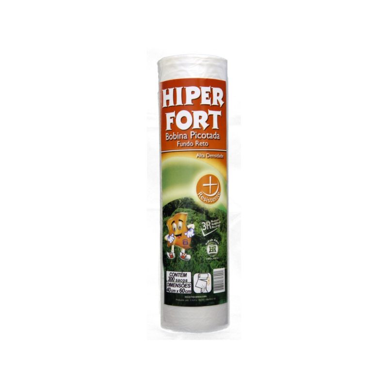 BOBINA PICOTADA HIPER FORT LISA 40x60 C/300 SACOS FD C/6