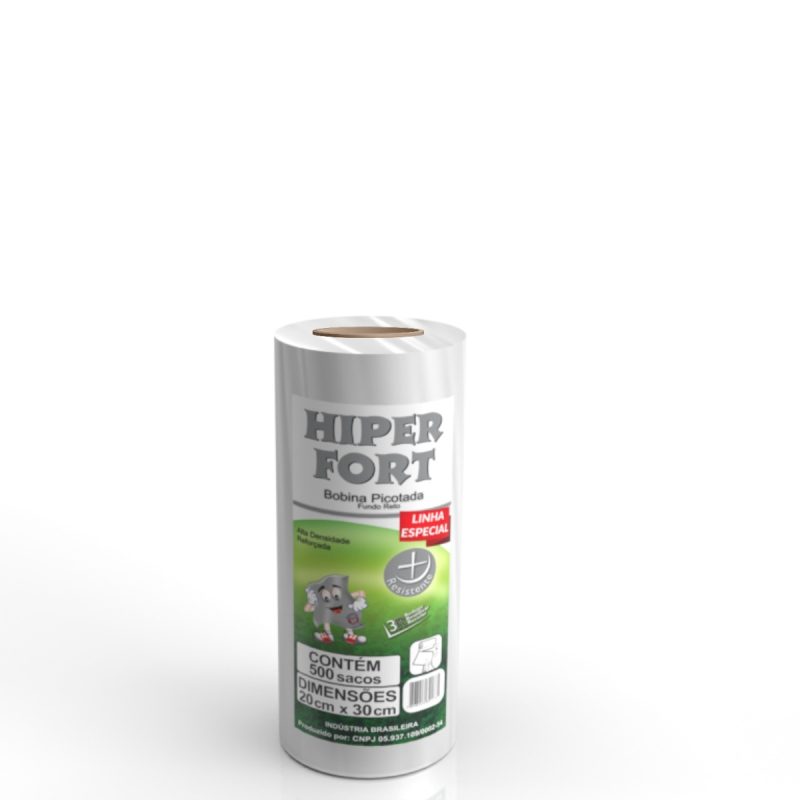 BOBINA HIPER FORT ESPECIAL 20X30 | C/500 SACOS FD C/6