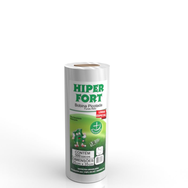 BOBINA HIPER FORT ESPECIAL 25x35 | C/500 SACOS FD C/6