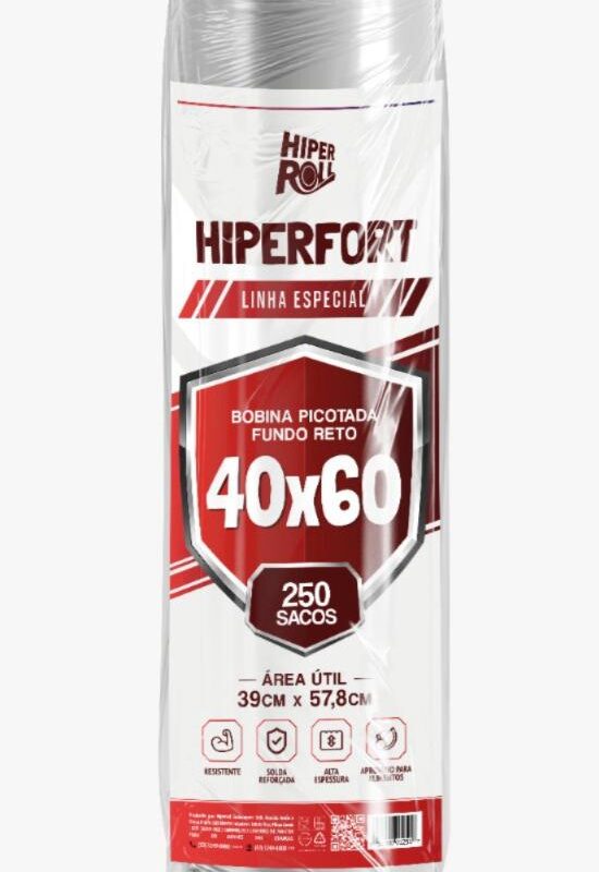 BOBINA HIPER FORT ESPECIAL 40x60 | C/250 SACOS FD C/6