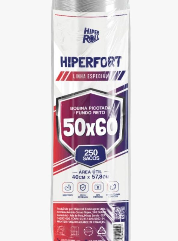 BOBINA HIPER FORT ESPECIAL 50x60 | C/250 SACOS FD C/6