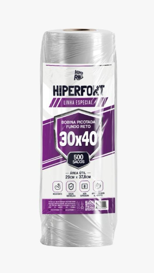BOBINA HIPER FORT ESPECIAL 30x40 | C/500 SACOS FD C/6