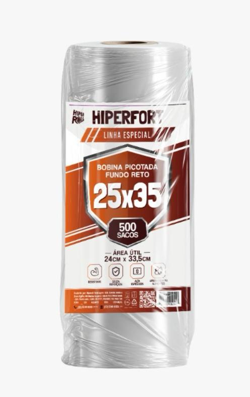 BOBINA HIPER FORT ESPECIAL 25x35 | C/500 SACOS FD C/6