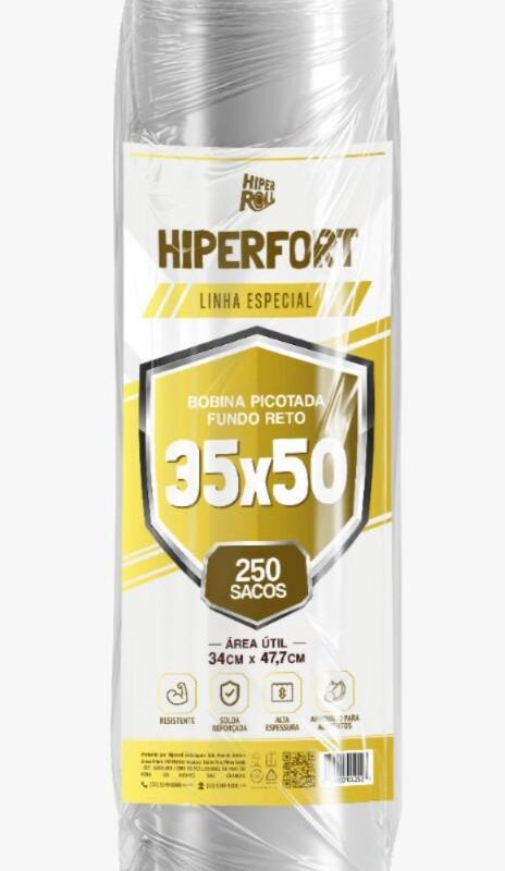 BOBINA HIPER FORT ESPECIAL 35x50 | C/250 SACOS FD C/6
