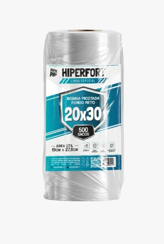 BOBINA HIPER FORT ESPECIAL 20X30 | C/500 SACOS FD C/6