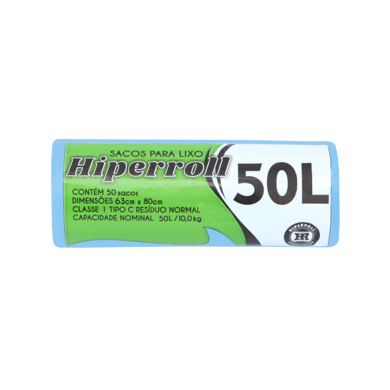 SACO PARA LIXO AZUL | 63X80 - 50 LITROS C/50 SACOS FD C/10